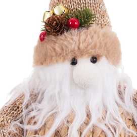 PAPA NOEL DE PAJA FOAM 14 X 12 X 20 CM