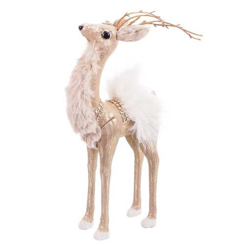 CIERVO POLIÉSTER-FOAM CHAMPÁN 13 X 5 X 29 CM