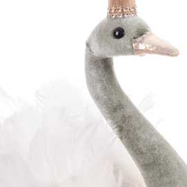 CISNE TERCIOPELO-FOAM VERDE 22 X 15 X 29 CM