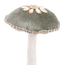 SETA TERCIOPELO-FOAM VERDE 9 X 9 X 12 CM