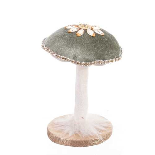 SETA TERCIOPELO-FOAM VERDE 9 X 9 X 12 CM