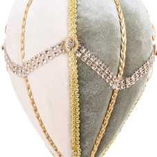 GLOBO TERCIOPELO-FOAM VERDE 13 X 13 X 28 CM