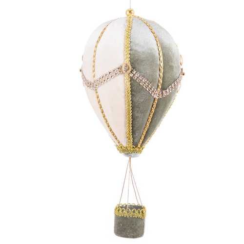 GLOBO TERCIOPELO-FOAM VERDE 13 X 13 X 28 CM