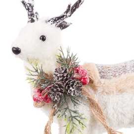 CIERVO POLIÉSTER-POLYFOAM 30 X 7 X 20 CM