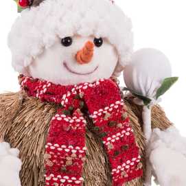 MUÑECO NIEVE HIERBA FOAM 19 X 15 X 21 CM