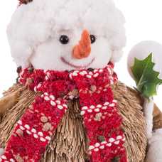 MUÑECO NIEVE HIERBA FOAM 14 X 11 X 17 CM