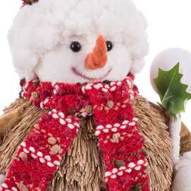 MUÑECO NIEVE HIERBA FOAM 14 X 11 X 17 CM