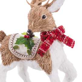 CIERVO DE PIE HIERBA FOAM 22 X 12 X 34 CM