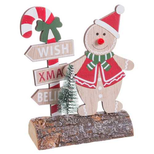 MUÑECO JENGIBRE SEÑALES MADERA 11 X 4,50 X 14 CM