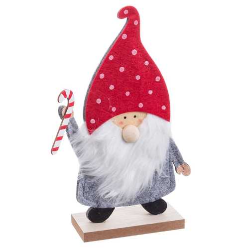GNOMO CANDY MADERA / TEJIDO 13 X 2 X 20 CM