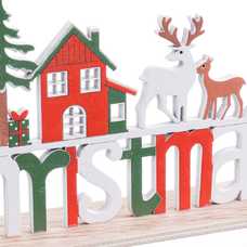 LETRERO X'MAS MADERA 18 X 11 CM LETRERO X'MAS MADERA 18 X 11 CM