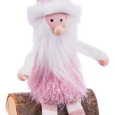PAPA NOEL SENTADO MADERA ROSA 8 X 3,50 X 18 CM PAPA NOEL SENTADO MADERA ROSA 8 X 3,50 X 18 CM