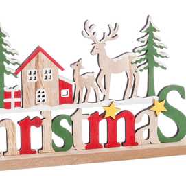 PEANA CHRISTMAS MADERA 30 X 3,50 X 17,50 CM