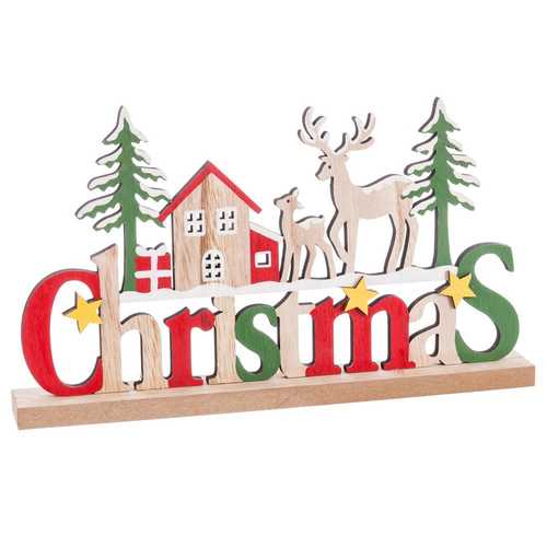 PEANA CHRISTMAS MADERA 30 X 3,50 X 17,50 CM