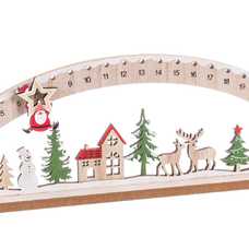 PEANA ADVIENTO MADERA 42 X 4 X 12,50 CM