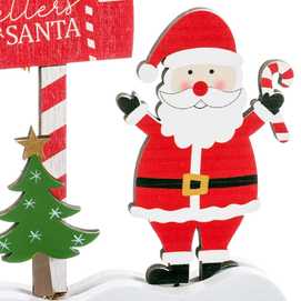 PEANA PAPA NOEL BUZÓN MADERA 11 X 16 X 0,40 CM