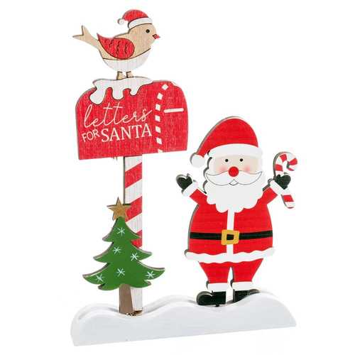 PEANA PAPA NOEL BUZÓN MADERA 11 X 16 X 0,40 CM