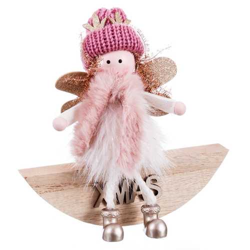 PEANA ÁNGEL MADERA 15 X 5 X 15 CM