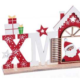 PEANA X'MAS PAPA NOEL MADERA 22 X 4,50 X 13 CM