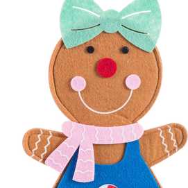 PEANA JENGIBRE FIELTRO-MADERA 2/M 19 X 31 CM