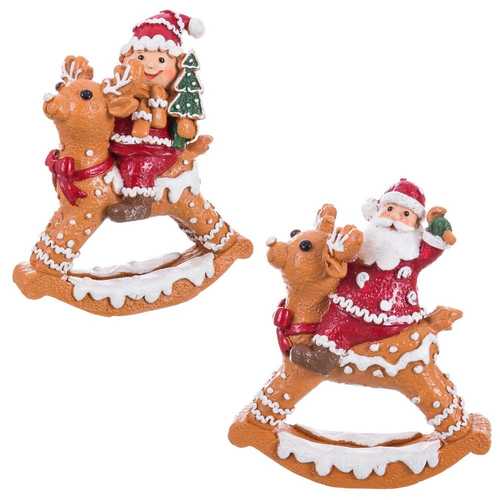 PAPA NOEL MUÑECO NIEVE CABALLITO 2/M 9,30 X 3,70 X 11 CM