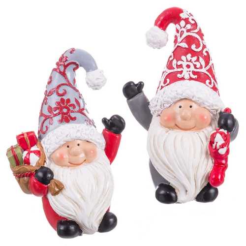 FIGURA PAPA NOEL RESINA 2/M 8 X 5 X 13 CM