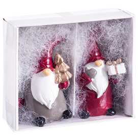 S/2 PAPA NOEL RESINA 2/M 3,30 X 2,30 X 6,30 CM