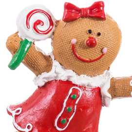 NIÑA JENGIBRE RESINA 9,80 X 5,30 X 14,30 CM