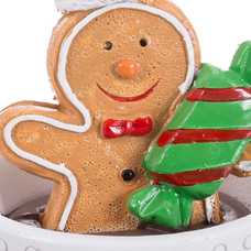 MUÑECO JENGIBRE TAZA RESINA 8,20 X 5,90 X 7,80 CM