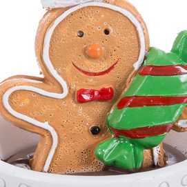 MUÑECO JENGIBRE TAZA RESINA 8,20 X 5,90 X 7,80 CM