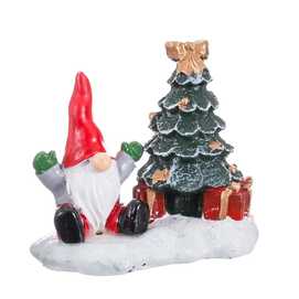 PEANA ÁRBOL CON FIGURA RESINA 3/M 6,90 X 4,10 X 6,20 CM