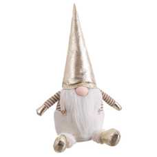 PAPA NOEL SENTADO ORO 19 X 16 X 35 CM PAPA NOEL SENTADO ORO 19 X 16 X 35 CM