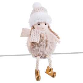 NIÑA TEJIDO BEIGE 4 X 4 X 15 CM