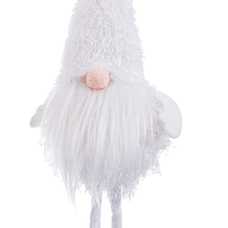 PAPA NOEL DE PIE POLIESTER BLANCO 14 X 11 X 40 CM