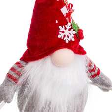 PAPA NOEL DE PIE POLIESTER 18 X 16 X 29 CM