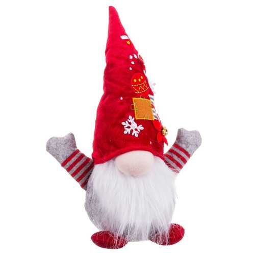 PAPA NOEL DE PIE POLIESTER 25 X 15 X 38 CM