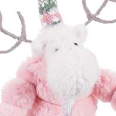 CIERVO SENTADO POLIÉSTER-ARENA 18 X 11 X 27 CM