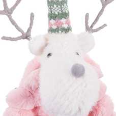 CIERVO DE PIE POLIÉSTER-CEMENTO 16 X 16 X 60 CM