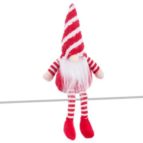 PAPA NOEL PIERNAS POLIÉSTER-ARENA 11 X 8 X 25 CM