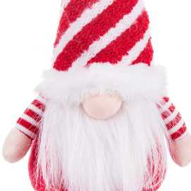 PAPA NOEL SENTADO POLIÉSTER-ARENA 16 X 12 X 32 CM