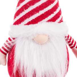 PAPA NOEL DE PIE POLIÉSTER-ARENA 22 X 18 X 49 CM