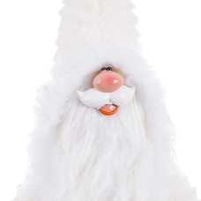 PAPA NOEL POLIÉSTER-ARENA BLANCO 20 X 15 X 54 CM PAPA NOEL POLIÉSTER-ARENA BLANCO 20 X 15 X 54 CM