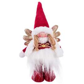 ÁNGEL DE PIE CON LUZ POLIÉSTER-PLÁSTICO 17 X 7 X 41 CM