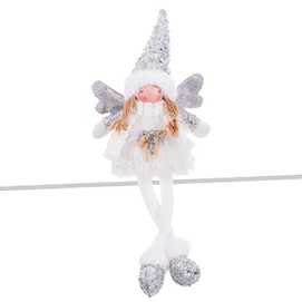 ÁNGEL PIERNAS CON LUZ POLIÉSTER-ARENA 18 X 10 X 48 CM