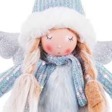 ÁNGEL PIERNAS POLIÉSTER-ARENA AZUL 21 X 10 X 58 CM