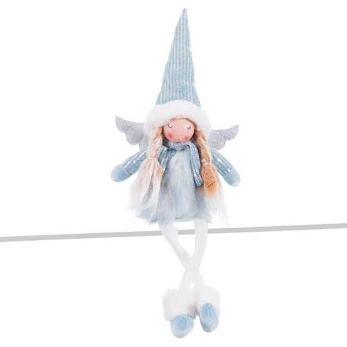 ÁNGEL PIERNAS POLIÉSTER-ARENA AZUL 21 X 10 X 58 CM