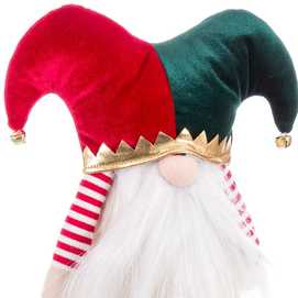 PAYASO PIERNAS POLIESTER ROJO-VERDE 22 X 12 X 42 CM