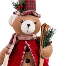 OSO SENTADO TEJIDO 22 X 15 X 45 CM OSO SENTADO TEJIDO 22 X 15 X 45 CM