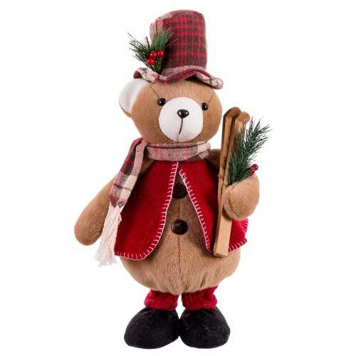 OSO SENTADO TEJIDO 22 X 15 X 45 CM