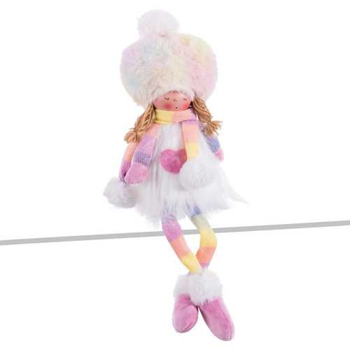 NIÑA PIERNAS TEJIDO MULTICOLOR 13 X 10 X 52 CM